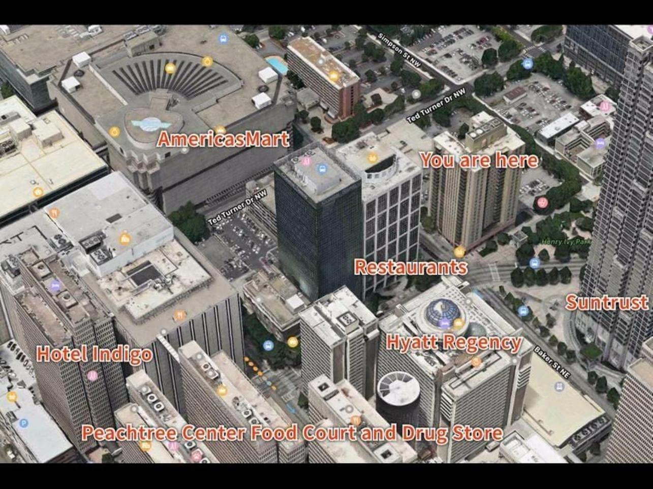 Stayatl High Rise Condo Downtown Atl With Views Atlanta Exterior photo